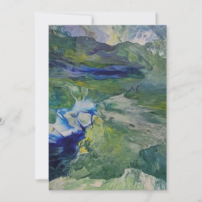 Flat Dankeschön-Karte Dankeskarte (Vorderseite)