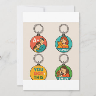 Flat Dankeschön-Karte Dankeskarte