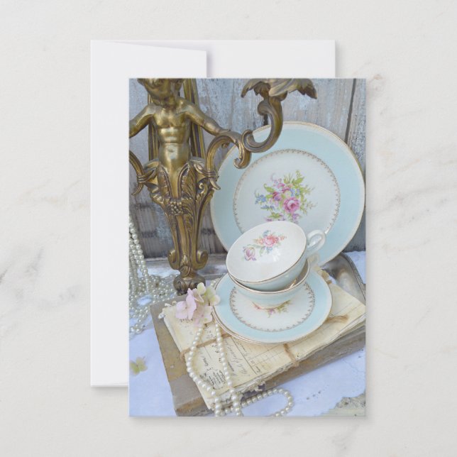 Flat Dankeschön-Karte Dankeskarte (Vorderseite)