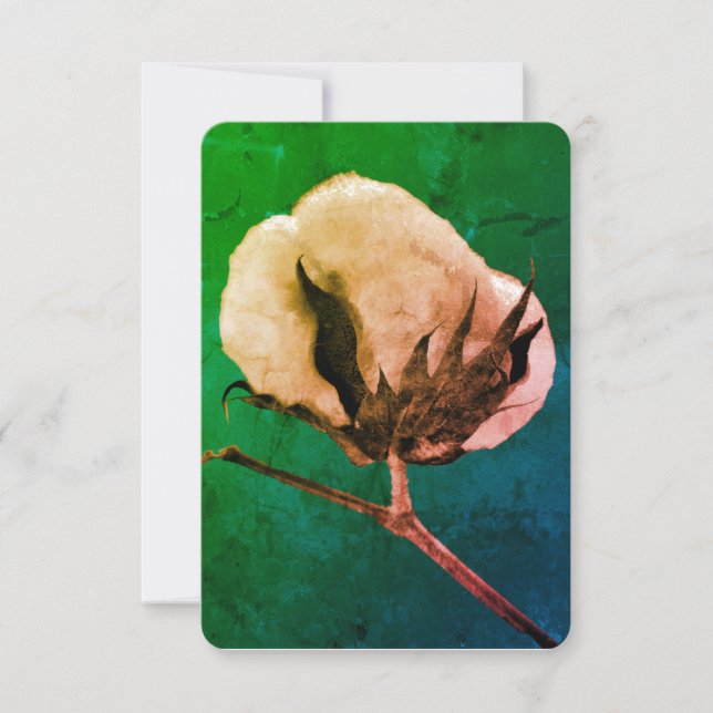 Flat Dankeschön-Karte Dankeskarte (Vorderseite)