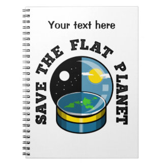 Flat earth in Snowglocke Notizblock