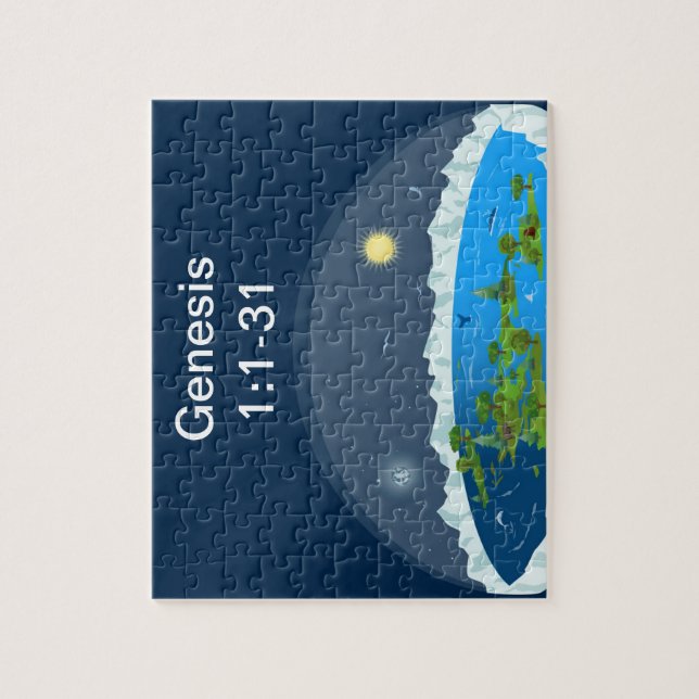 Flat Earth Kids Puzzle (Vertikal)