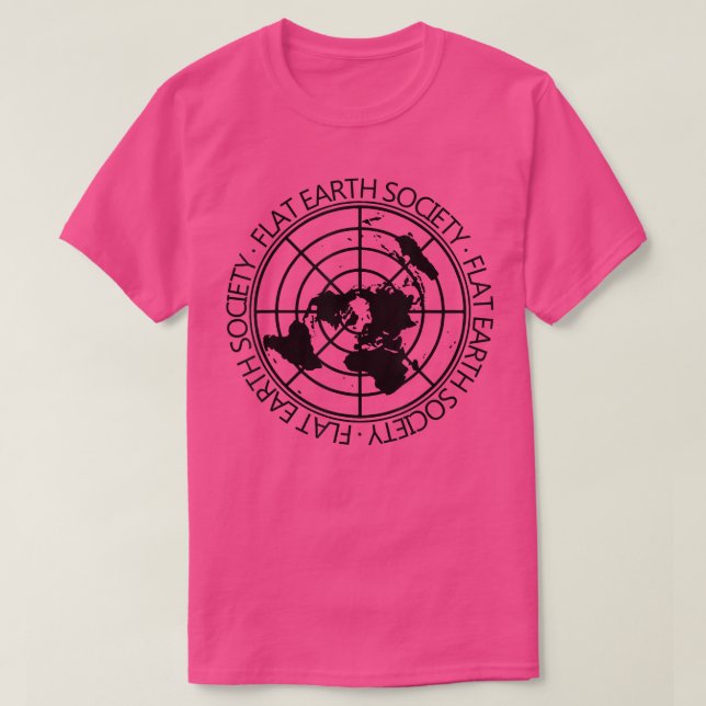 Flat Earth Society Flat Earth Conspiracy Science F T-Shirt (Design vorne)