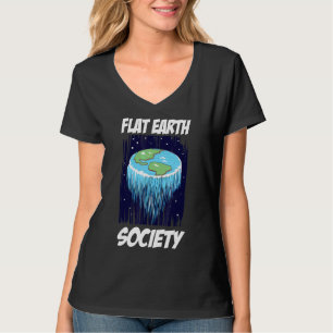 Flat Earth Society Flat Earther T-Shirt