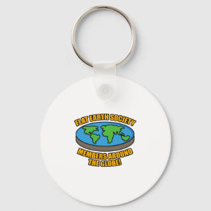 Flat Earth Society Members Schlüsselanhänger