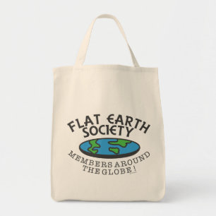 Flat Earth Society-Mitglieder auf der ganzen Welt Tragetasche