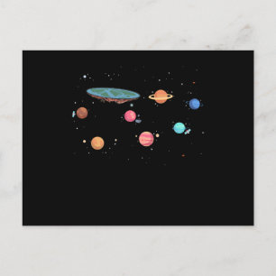 Flat Earth Society Postkarte