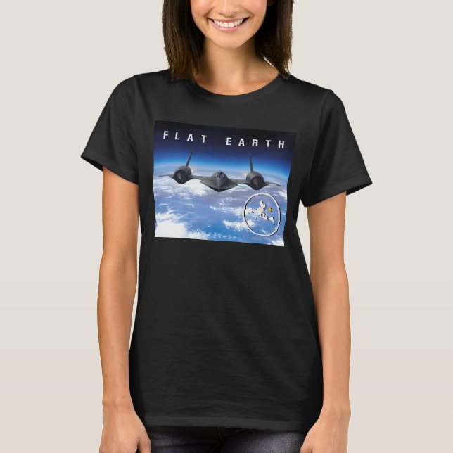 Flat Earth SR71 — Frauenhemd T-Shirt (Vorderseite)