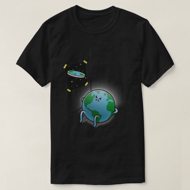 Flat Earth Workout 2 T-Shirt (Design vorne)