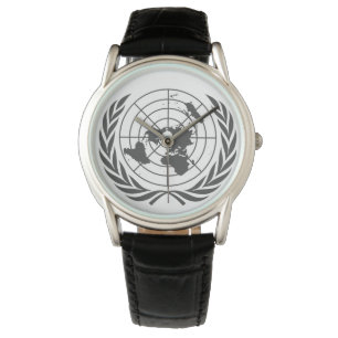 Flat Earth Wristwatch Armbanduhr