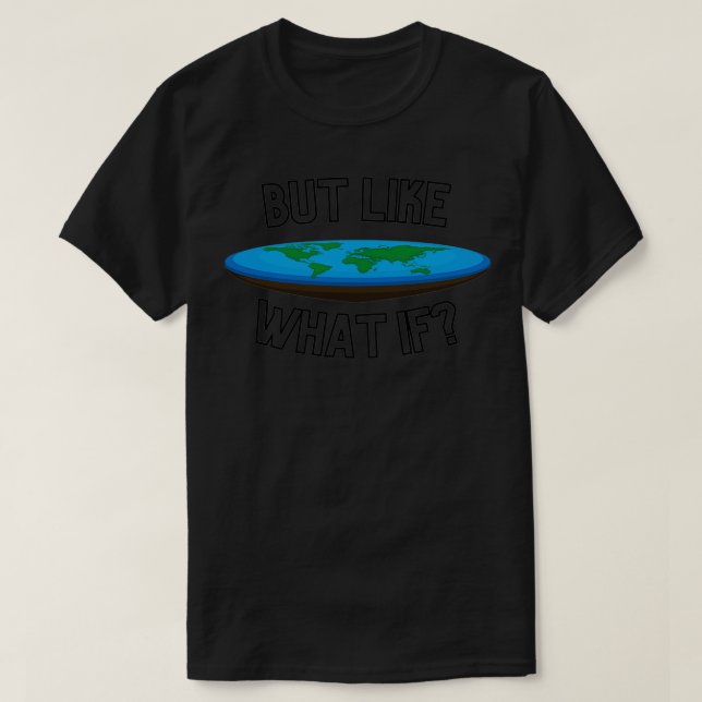 Flat Earther, aber wie was, wenn seine hoodies Acc (Design vorne)