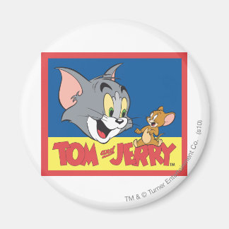 Flat für Tom und Jerry-Logo Magnet