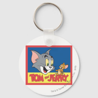 Flat für Tom und Jerry-Logo Schlüsselanhänger