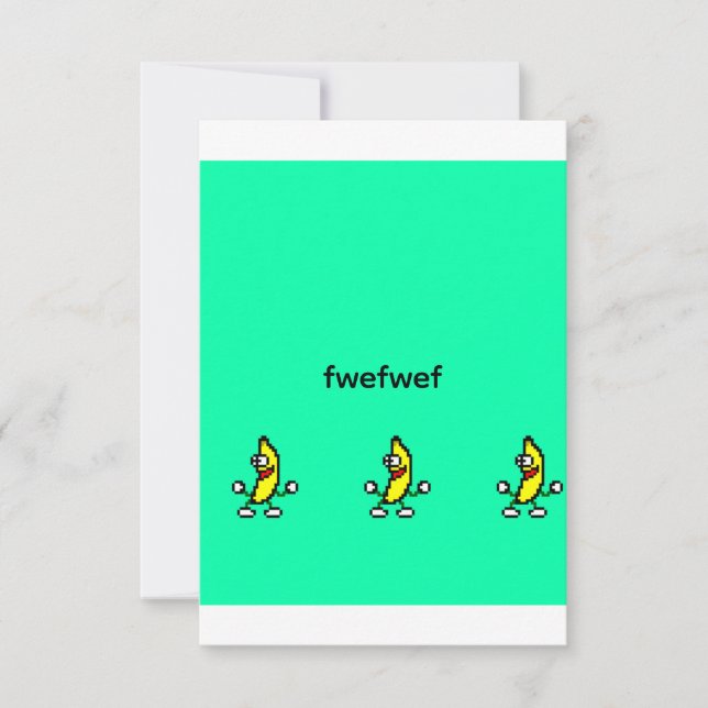 Flat Greeting Card Karte (Vorderseite)