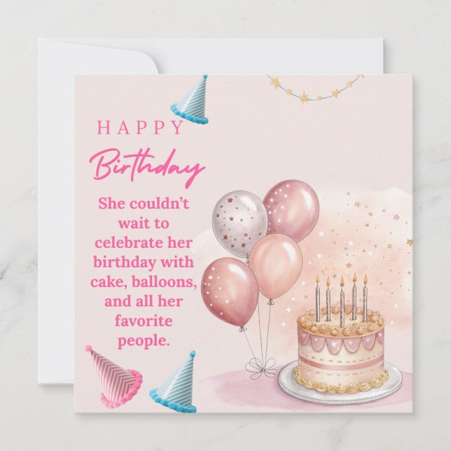 Flat Greetings card Karte (Vorderseite)