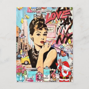 Flat Grußkarte, danke Karte