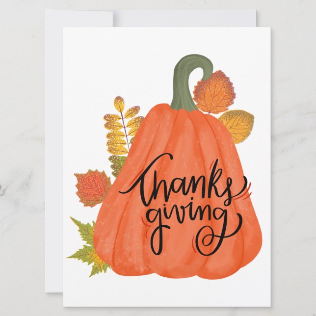 Flat Holiday Card Feiertagskarte (Vorderseite)