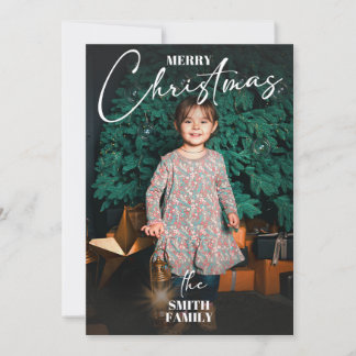 Flat Holiday Card Feiertagskarte