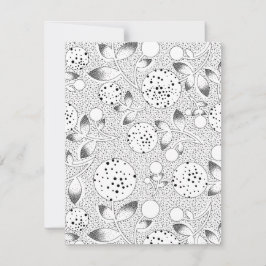 Flat Holiday Card Feiertagskarte