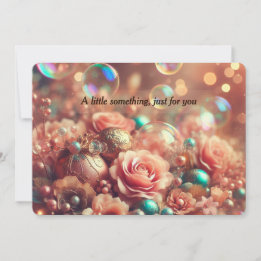 Flat Holiday Card Feiertagskarte