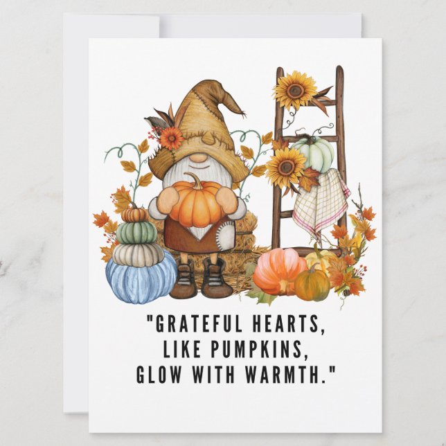 Flat Holiday Card Feiertagskarte (Vorderseite)