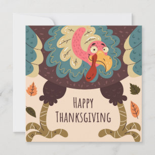 Flat Holiday Card Feiertagskarte
