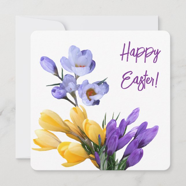 Flat Holiday Card Feiertagskarte (Vorderseite)