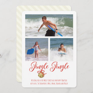 Flat Holiday Card Feiertagskarte