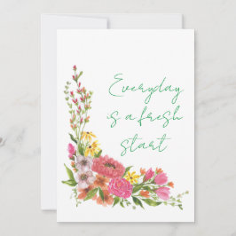 Flat Holiday Card Feiertagskarte