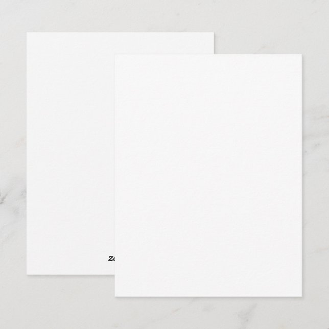 Flat Holiday Card Feiertagskarte (Vorne/Hinten)