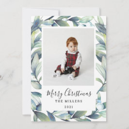 Flat Holiday Card Feiertagskarte