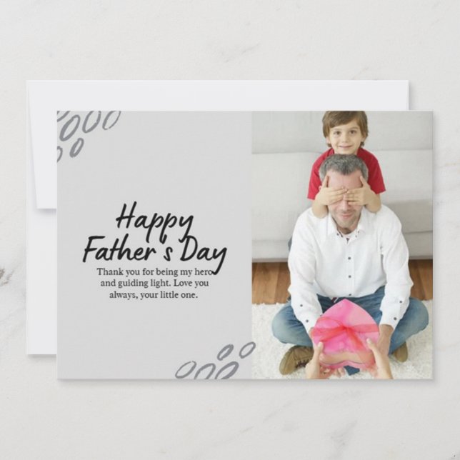 Flat Holiday Card Feiertagskarte (Vorderseite)
