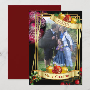 Flat Holiday Card Feiertagskarte