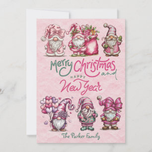 Flat Holiday Card Feiertagskarte