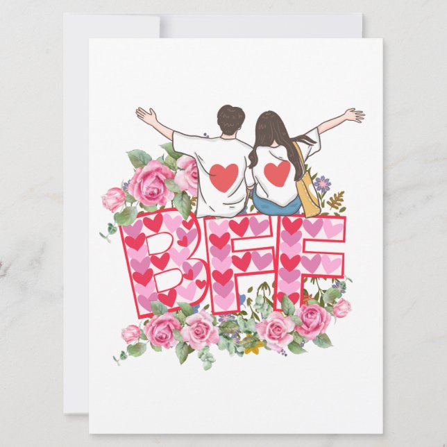 Flat Holiday Card Feiertagskarte (Vorderseite)