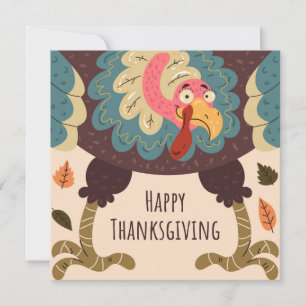 Flat Holiday Card Feiertagskarte