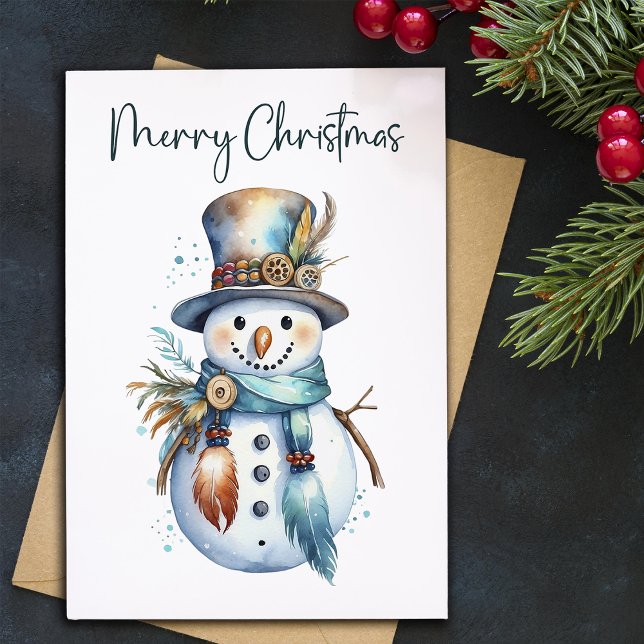 Flat Holiday Card Feiertagskarte (Von Creator hochgeladen)