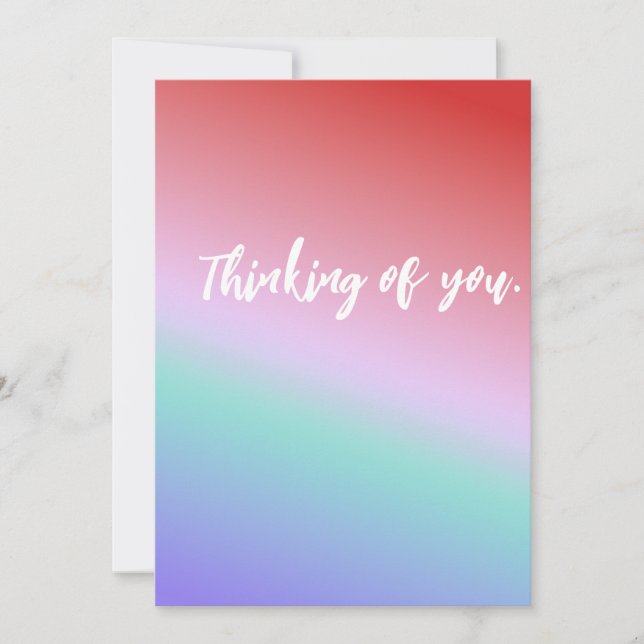 Flat Holiday Card Feiertagskarte (Vorderseite)