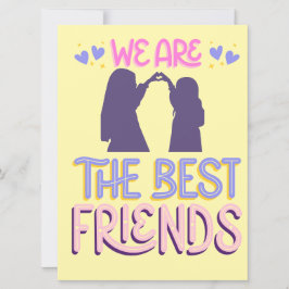 Flat Holiday Card Feiertagskarte