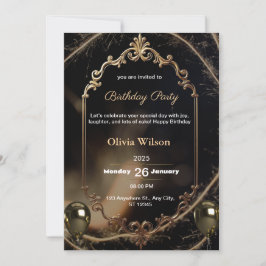 Flat Holiday Card Feiertagskarte