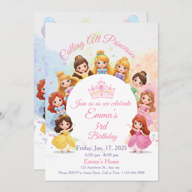 Flat Holiday Card Feiertagskarte (Vorne/Hinten)