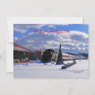 Flat Holiday Card Feiertagskarte