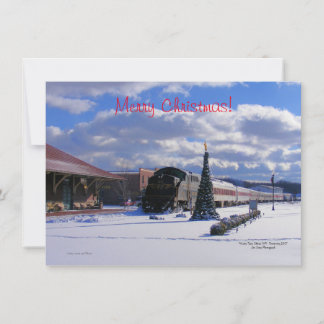 Flat Holiday Card Feiertagskarte