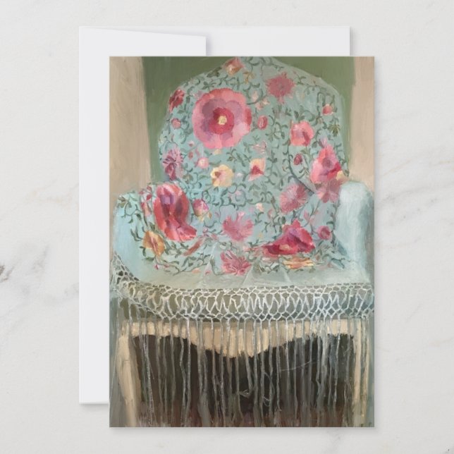 Flat Invitation, Size: 5" x 7", Paper: Matte, Enve Einladung (Vorderseite)