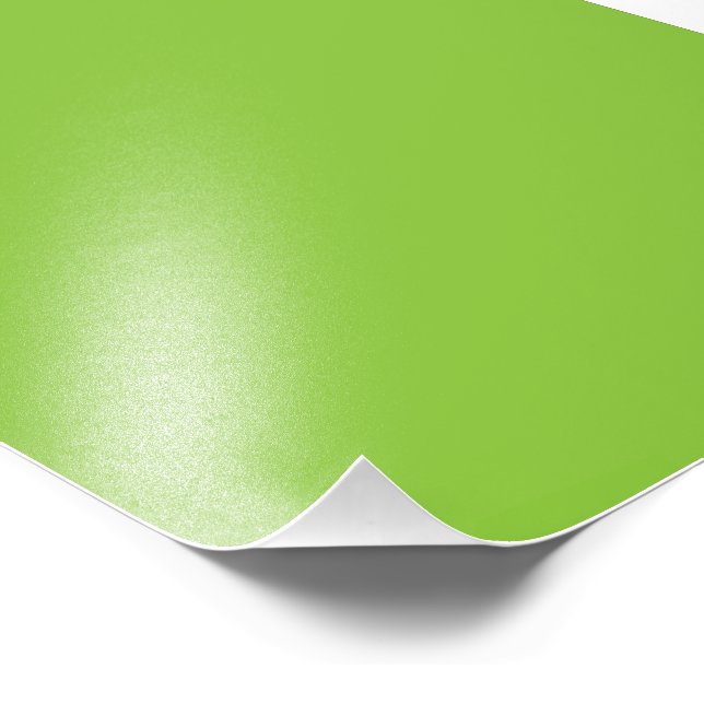 Flat Lime Green Background – School Texture Fotodruck (Ecke)