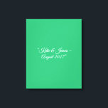 Flat Mint Green Background – Wedding Design Leinwanddruck<br><div class="desc">Soft mint green background for wedding invites, save-the-dates, menus, digital templates, and elegant summer events. Bring understated charm and fresh elegance to your wedding stationery with this Flat Mint Green Texture Background. Perfectly suited for spring and summer weddings—or anytime you want a hint of modern tranquility—this clean, matte texture offers...</div>