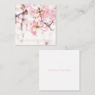 FLAT NOTE CARD : CHERRY BLOSSOM BRANCH MITTEILUNGSKARTE