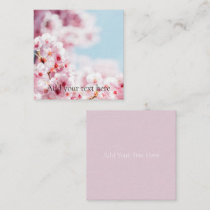 FLAT NOTE CARD : SAKURA : CHERRY BLOSSOMS MITTEILUNGSKARTE