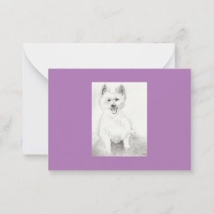 Flat Notecard Mitteilungskarte