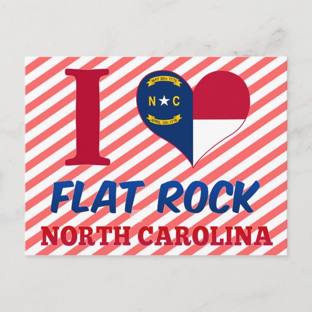 Flat Rock, North Carolina Postkarte (Vorderseite)